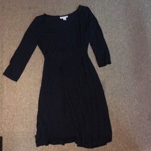Simple Black maternity dress